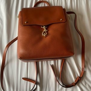 Rebecca Minkoff Brown Leather Backpack Purse